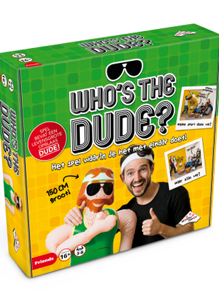 Who's the Dude? – party bordspel – 2 tot 4 spelers