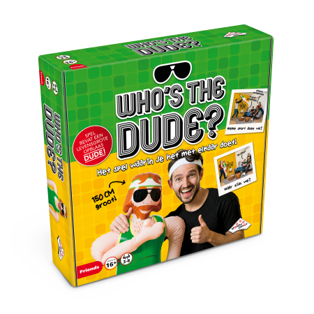 Who's the Dude? – party bordspel – 2 tot 4 spelers