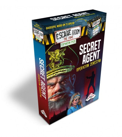 Dit is een foto van het spel Escape Room The Game Uitbreidingsset - Secret Agent te koop bij Speldorado Spellenwinkel Delft