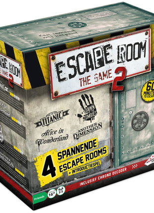 Escape Room - The Game 2 – gezellig kaartspel – 3 tot 5 spelers