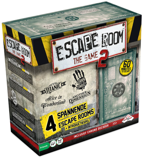 Escape Room - The Game 2 – gezellig kaartspel – 3 tot 5 spelers