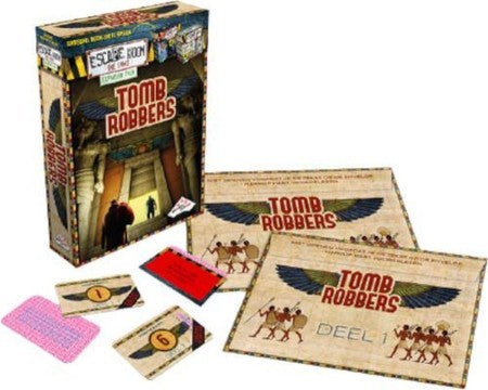 Dit is een foto van het spel Escape Room Uitbr. Tomb Robbers te koop bij Speldorado Spellenwinkel Delft