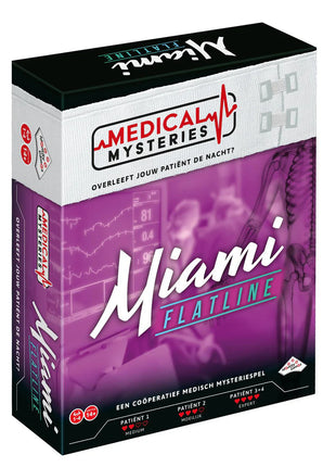 Medical Mysteries - Miami Flatline – strategisch bordspel – 2 tot 4 spelers
