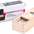 Domino Dubbel 6 Dun Met Pen/Wit St. Kist