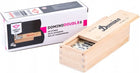 Domino  Domino Dubbel 6 Dun Met Pen/Wit St. Kist - Kunststof - uitvoering