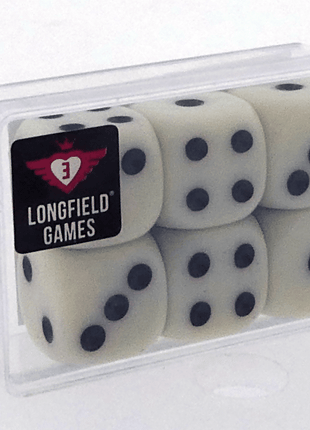 Dobbelen  Dobbelsteen Set D6 16mm in doosje (6 stuks) - Kunststof - uitvoering