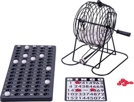 Bingo  Bingo molen zwart metaal 13.5 cm set compleet - Metaal - uitvoering