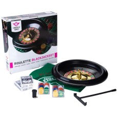 Roulette  Roulette - Black Jack set 30 cm compleet - Kunststof - uitvoering
