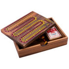 Klassieke Spellen  Cribbage set Acacia hout 22x17 cm. - Hout - uitvoering