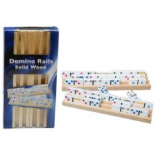 Domino Latt hout, set van 4 stuks