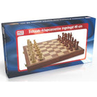 Schaak  Schaak klapcassette hout ingelegd 40 cm - Hout - uitvoering