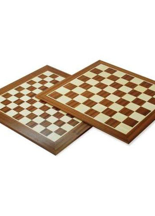 Schaak  Schaak dambord Mahonie 50/40mm.48cm - Hout - uitvoering