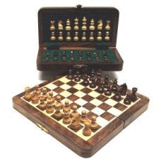 Schaak  Schaakcassette Acacia magnetisch - Hout - uitvoering