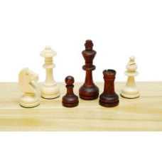 Schaak  Schaakstukken. Staunton 3 hout - Hout - uitvoering