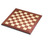 Schaak  Schaakbord mahonie./ahorn staunton maat 4 en 5. - Hout - uitvoering