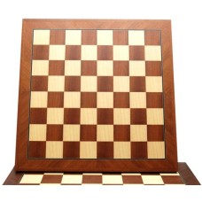Schaak  Schaakbord Mahonie/Ahorn Staunton maat 6. - Hout - uitvoering