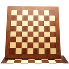 Schaak  Schaakbord Mahonie/Ahorn Staunton maat 6. - Hout - uitvoering
