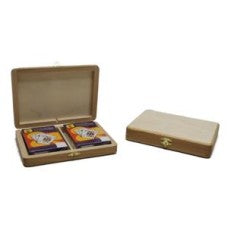 Poker  Speelkaartkist+2 decks pokerkaart - Karton - uitvoering