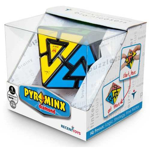 Dit is een foto van het spel Pyraminx Diamond, Brainpuzzel, Recent te koop bij Speldorado Spellenwinkel Delft
