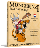 Munchkin 4 NL - Blij Dat Ik Rij – gezellig kaartspel – 3 tot 6 spelers
