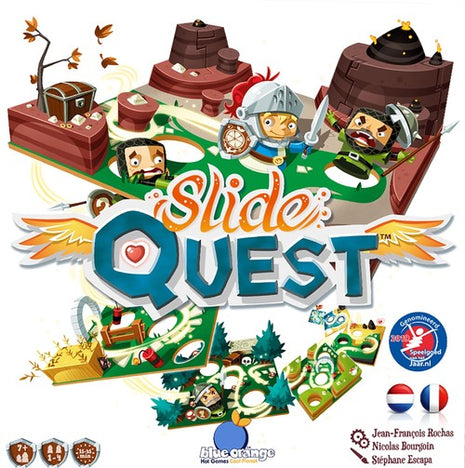 Slide quest – strategisch bordspel – 2 tot 4 spelers