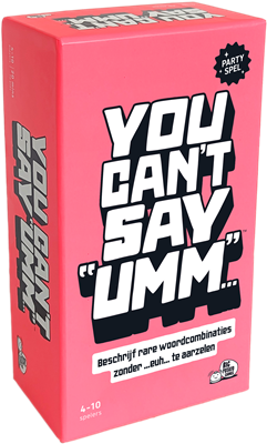 You Can t Say Umm – party kaartspel – 4 tot 10 spelers