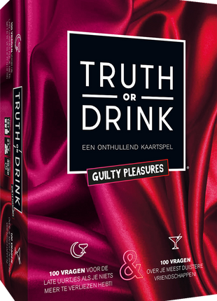 Truth or Drink Guilty Pleasures – gezellig kaartspel – 2 spelers