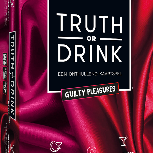 Dit is een foto van het spel Truth or Drink Guilty Pleasures te koop bij Speldorado Spellenwinkel Delft