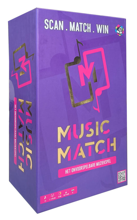 Music Match – party kaartspel – 2 tot 4 spelers