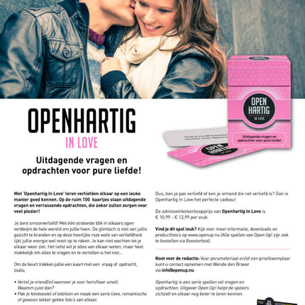 Openhartig In Love