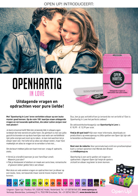 Openhartig In Love