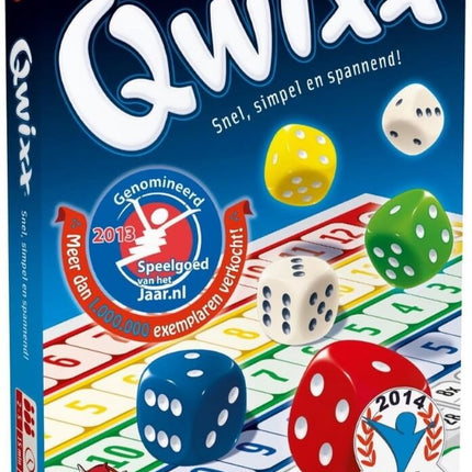 Dit is een foto van het spel Qwixx te koop bij Speldorado Spellenwinkel Delft