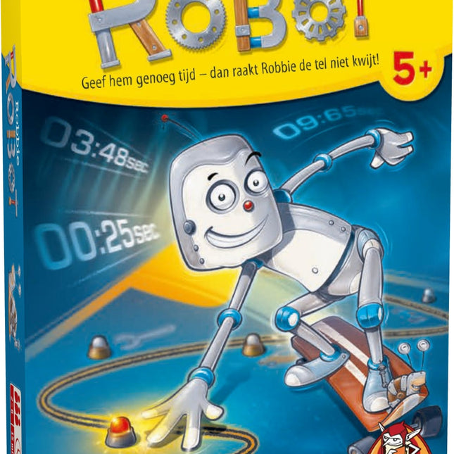 Dit is een foto van het spel Robbie Robot (Gele reeks) te koop bij Speldorado Spellenwinkel Delft