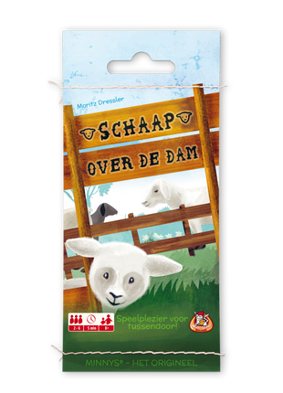 Minnys - Schaap Over De Dam – gezellig kaartspel – 2 tot 4 spelers