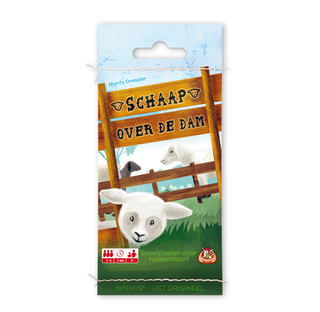 Minnys - Schaap Over De Dam – gezellig kaartspel – 2 tot 4 spelers