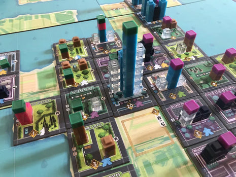 Dit is een foto van het spel Rolling Heights te koop bij Speldorado Spellenwinkel Delft