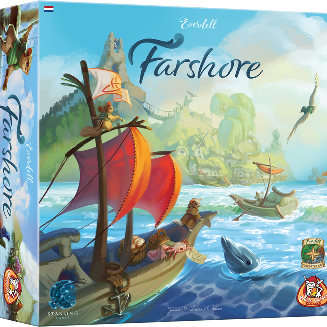 Dit is een foto van het spel Everdell Farshore - En te koop bij Speldorado Spellenwinkel Delft