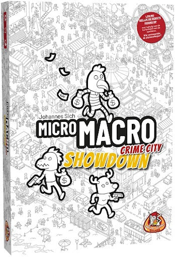 Dit is een foto van het spel MicroMacro Crime City Showdown te koop bij Speldorado Spellenwinkel Delft