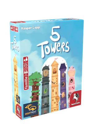 Dit is een foto van het spel 5 torens te koop bij Speldorado Spellenwinkel Delft