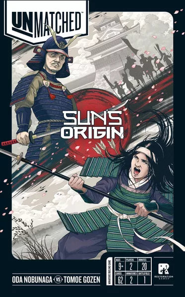 Sun's Origin - Unmatched en – strategisch bordspel – 2 spelers
