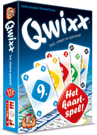 Qwixx kaartspel – gezellig kaartspel – 2 tot 5 spelers