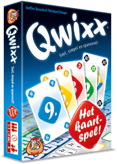 Qwixx kaartspel – gezellig kaartspel – 2 tot 5 spelers