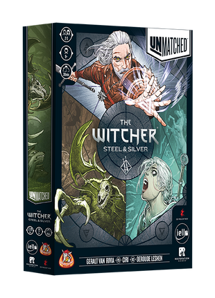 Unmatched: The Witcher - Steel and Silver – gezellig bordspel – 1 tot 3 spelers