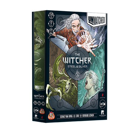Unmatched: The Witcher - Steel and Silver – gezellig bordspel – 1 tot 3 spelers
