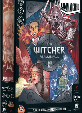The Witcher - Realms Fall - Unmatched – strategisch bordspel – 1 tot 3 spelers