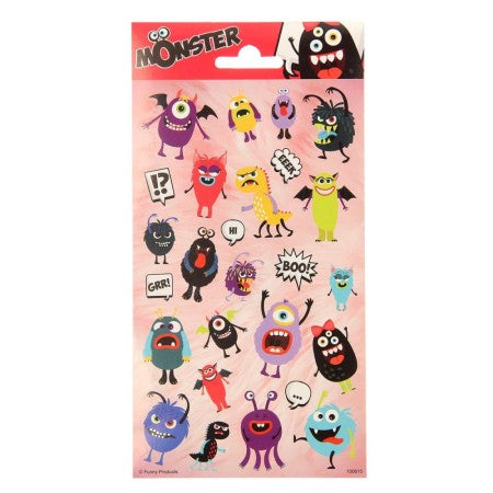 Paper Sticker Sheet - Monsters, FUN-100615 van Boosterbox te koop bij Speldorado !