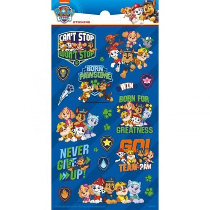 Paper Sticker Sheet - Paw Patrol (Most valuable pups) (10 stuks), FUN-100703 van Boosterbox te koop bij Speldorado !