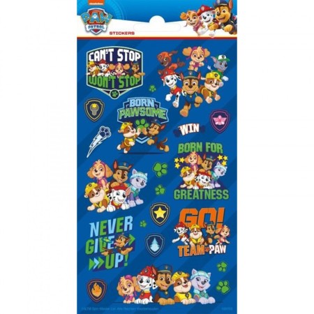 Paper Sticker Sheet - Paw Patrol (Most valuable pups) (10 stuks), FUN-100703 van Boosterbox te koop bij Speldorado !