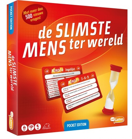 Dit is een foto van het spel De Slimste Mens ter Wereld Reiseditie te koop bij Speldorado Spellenwinkel Delft