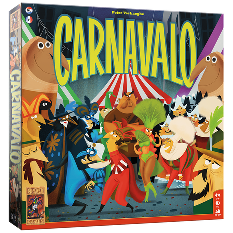 carnavelo – gezellig bordspel – 2 tot 4 spelers